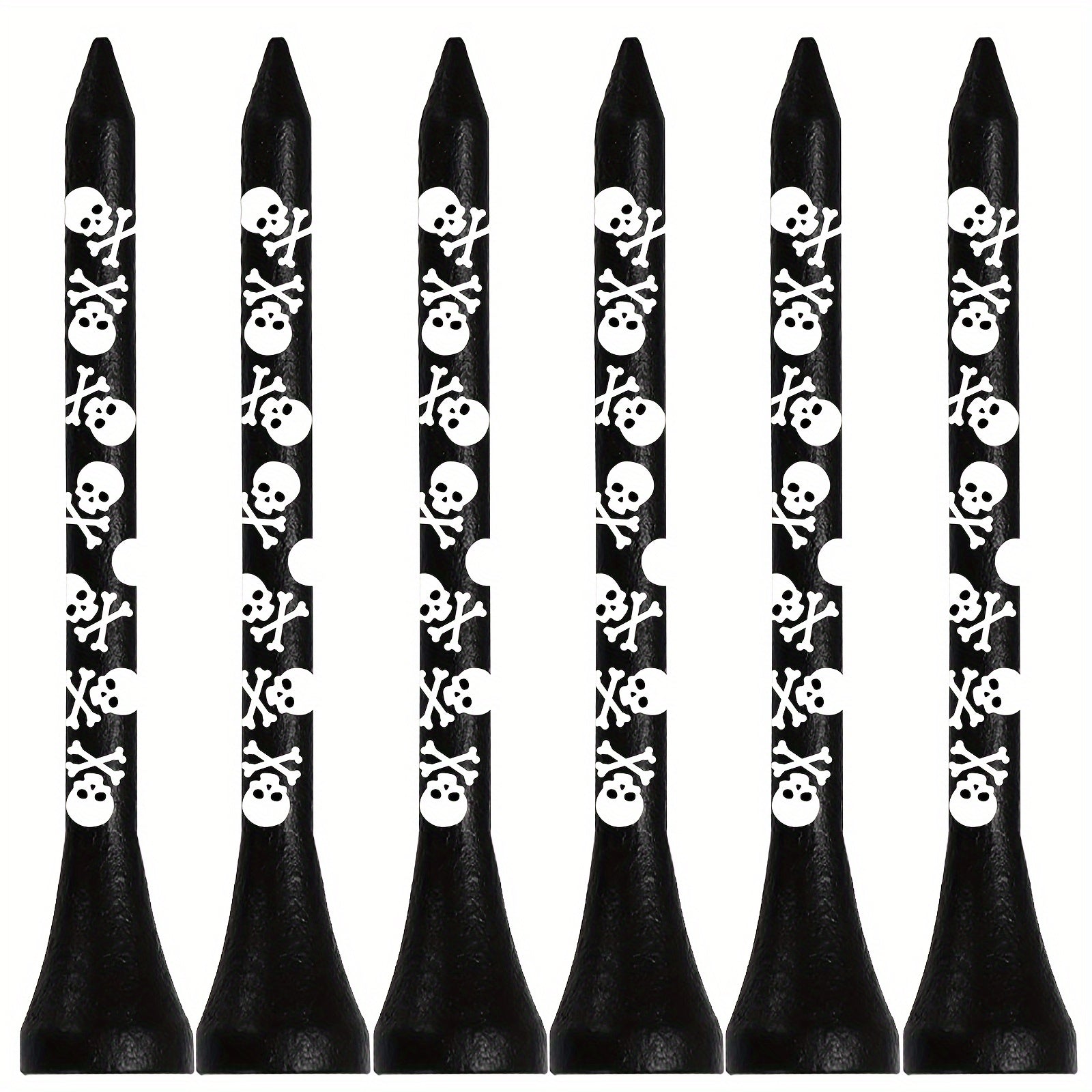 30 Golf Skull Studs Tee Ball Holder 83mm Size