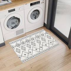 Persian Anti Fatigue Kitchen Mat Boho Anti Slip Carpet