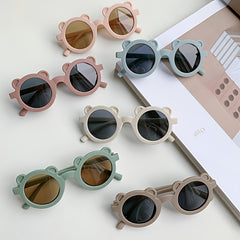 Girls Bear Frame Sunglasses for Party Outdoor Travel
