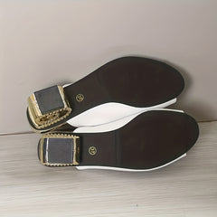 Women's Chunky Heel Sandals Peep Toe Summer Shoes