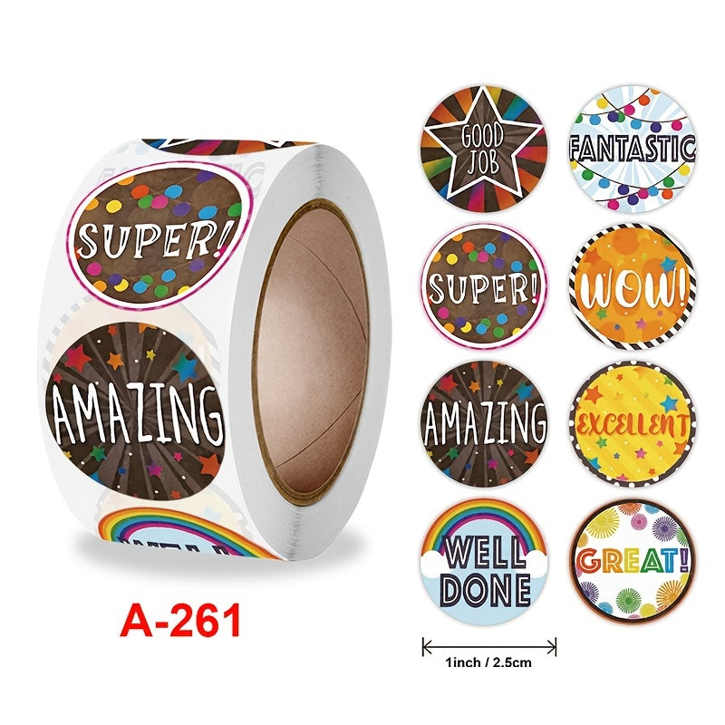 500pcs Cartoon Stickers for Rewards & Teacher Supplies