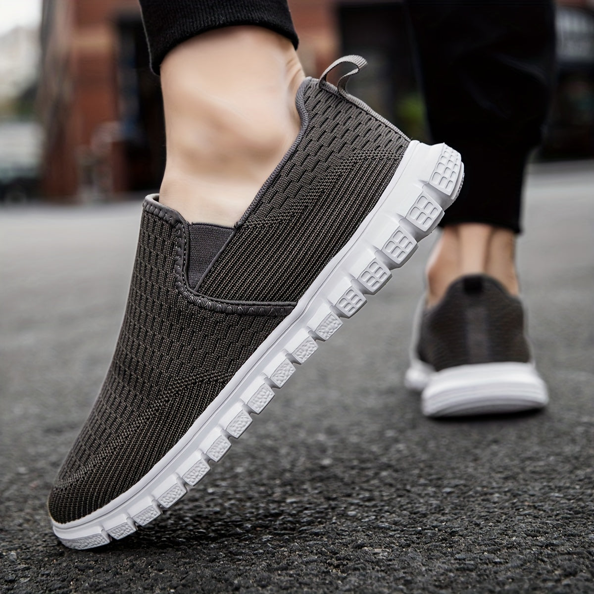 Men's Lightweight Slip-On Casual Shoes for Travel Jogging
