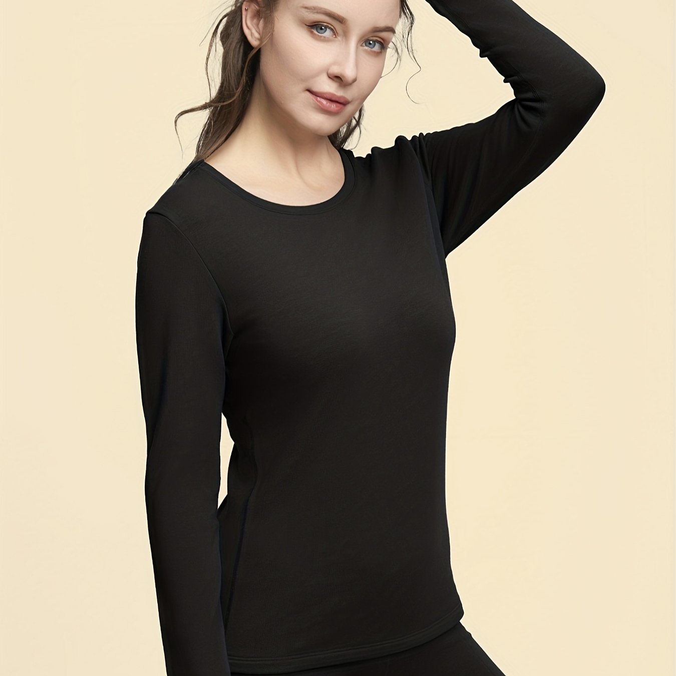 Soft Thermal Crew Neck Sleep Top Women's Lingerie