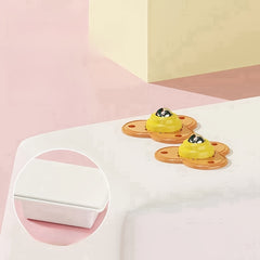 Stickable Pulley Wastebasket Stainless Steel Roller Bed Storage Box