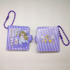 Mini Notebook Student Notebook Portable with Keychain for Girl