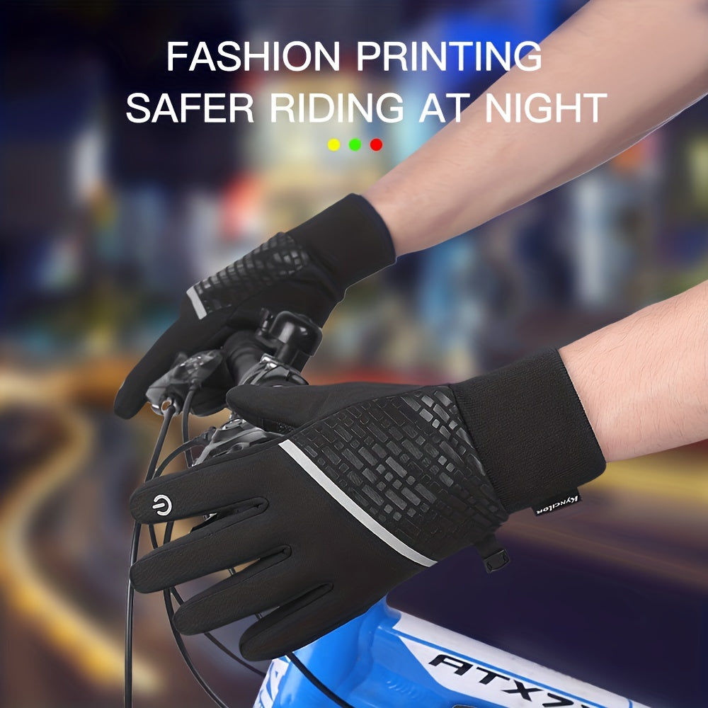 Winter Touch Screen Thickened Gloves for Outdoor Sports