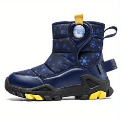 Kids Graphic Print Non Slip Snow Boots