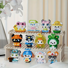 Cat Dog Micro Particle Puzzle Building Blocks Creative Toy Gift