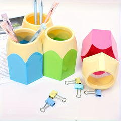Creative Pencil Holder Stylish Desktop Storage Pen Styling Organizer Container