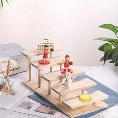 Wooden Glasses Display Frame Pine Hand Storage Rack Creative Desktop