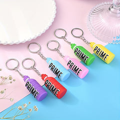 Drink Bottle Keychain Water Bottle Keyring Bag Pendant