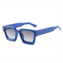 Square Sunglasses Casual Gradient Glasses for Summer Beach UV400