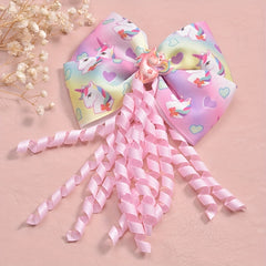 Adorable Unicorn Bow Tie & Ribbon Set for Girls