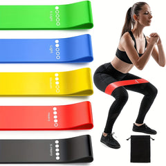 5pcs Yoga Resistance Bands Set for Booty Legs Pilates