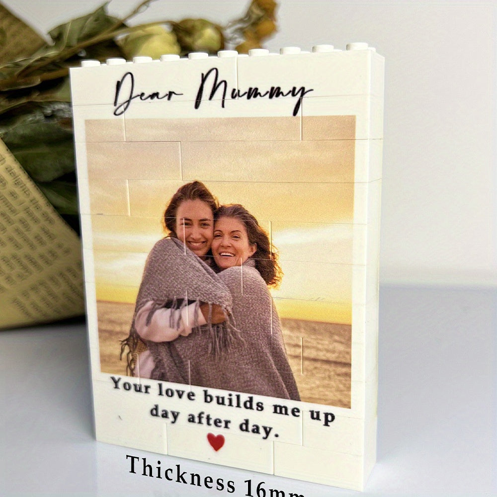 Custom Father's Building Blocks - Personalized Dad's Gift