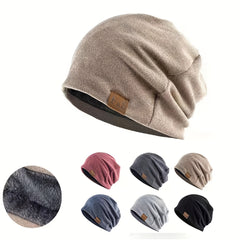 Spring Warm Beanies Knitted Solid Casual Soft Knitting