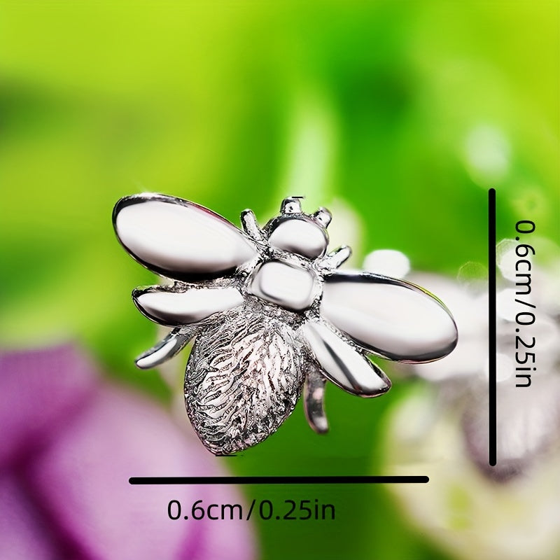 Bee Shaped Stud Earrings For Girls