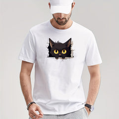 4pcs Cat Stickers for DIY T shirts Jeans Backpack
