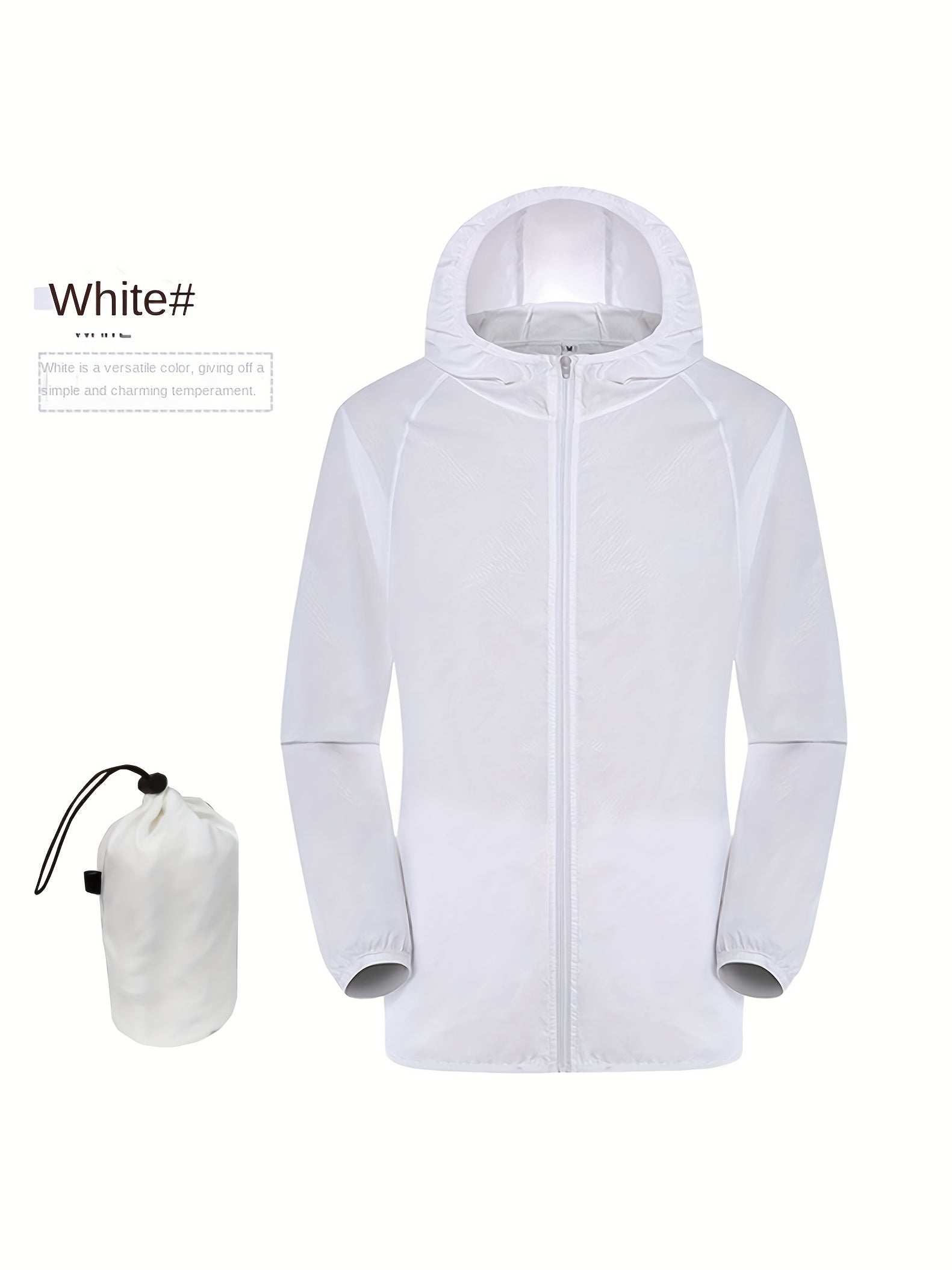 Unisex Sun Protection Hooded Jacket for Summer Style