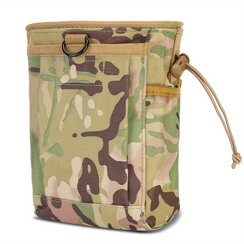 Outdoor Recycling Bag Molle Dump Pouch Drawstring