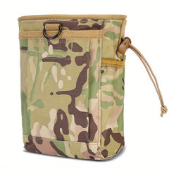 Outdoor Recycling Bag Molle Dump Pouch Drawstring