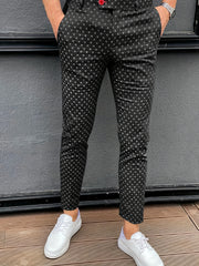 Men's Vintage Style Casual Dress Pants for Spring Summer