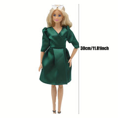 81in Bubble Sleeve Party Dress