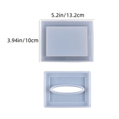 Silicone Tissue Box Resin Mold w/ Lid DIY Epoxy Resin Casting Mould