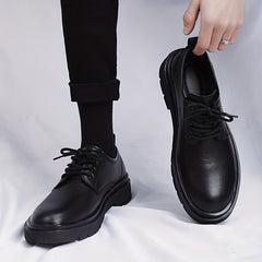 Men's Lace up Derby Dress Shoes For Office Business Formal Events