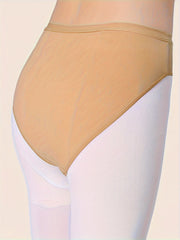 95% Cotton Girls Comfy High Waist Briefs Dance Short For Latin Ballet