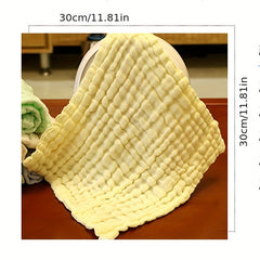 Soft 6-Layer Gauze Cotton Newborn Bath Towel & Baby Shower