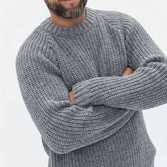 Men's Thermal Knitted Pullover Sweater