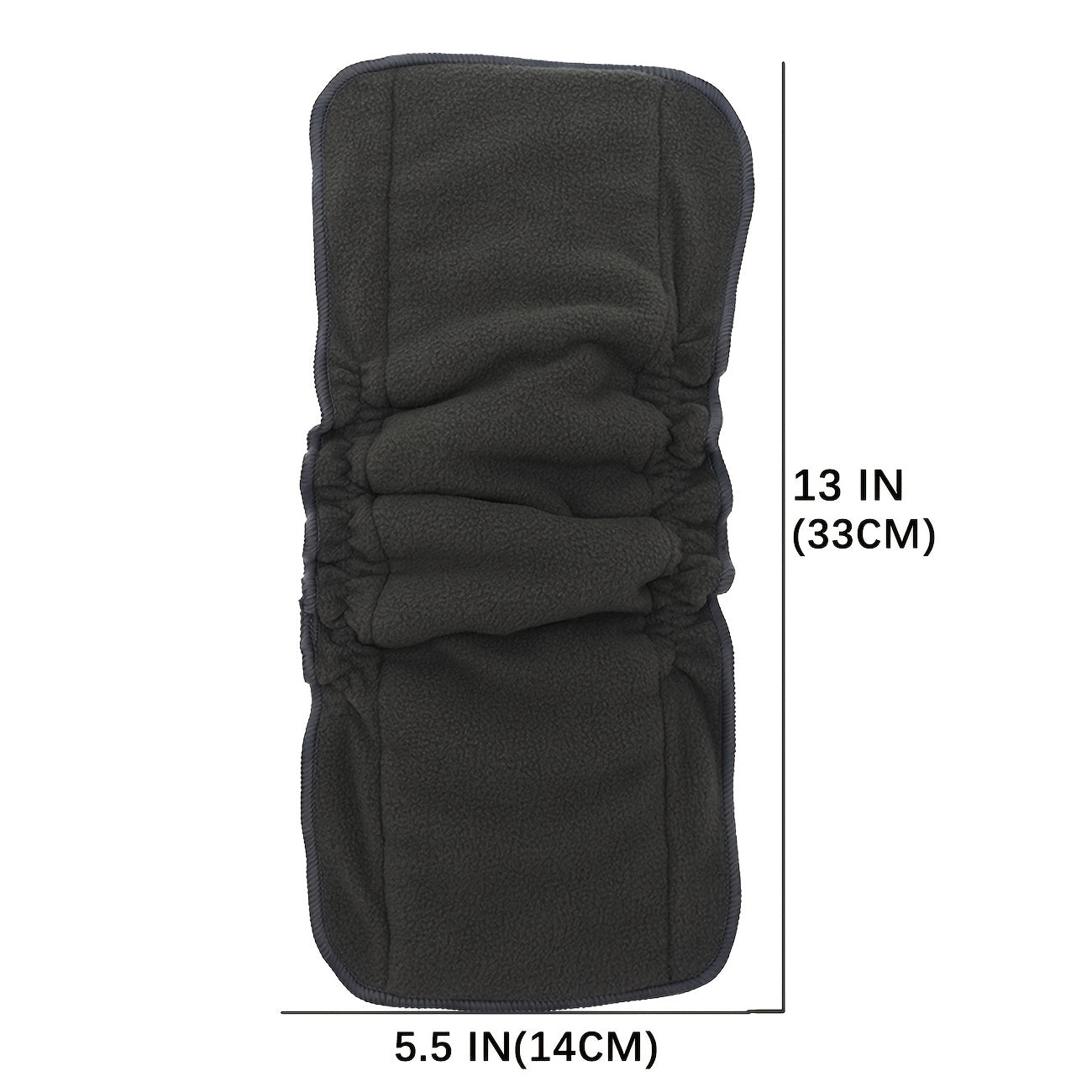 2PCS Mumsbest Bamboo Charcoal Diaper Inserts Washable Nappy Liners