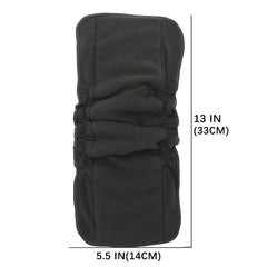 2PCS Mumsbest Bamboo Charcoal Diaper Inserts Washable Nappy Liners