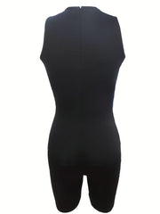 Sleeveless Bodycon Romper for Women