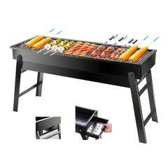 Portable Stainless Steel Wood Stove for Outdoor Picnic