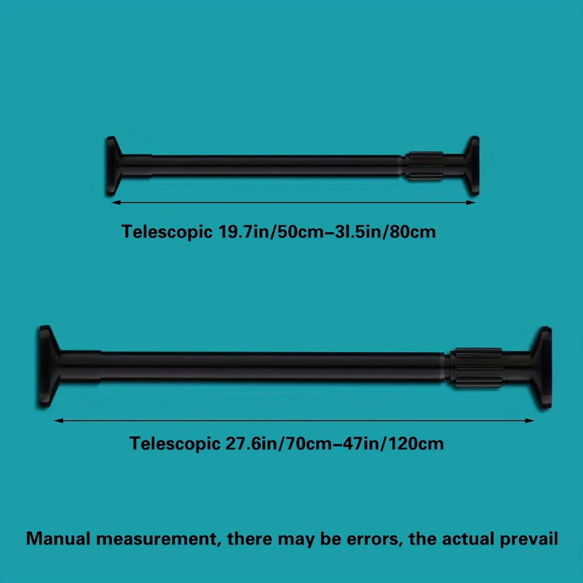 Telescopic Rod Spray Painted Curtain Rod Support Rod