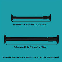 Telescopic Rod Spray Painted Curtain Rod Support Rod
