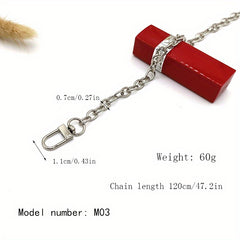 Metal Chain Bag Strap Replaceable Detachable Shoulder Bag Strap