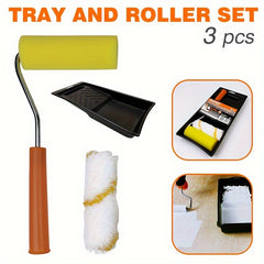 5pcs Paint Brush Wall Tools Latex Paint Roller Brush Set