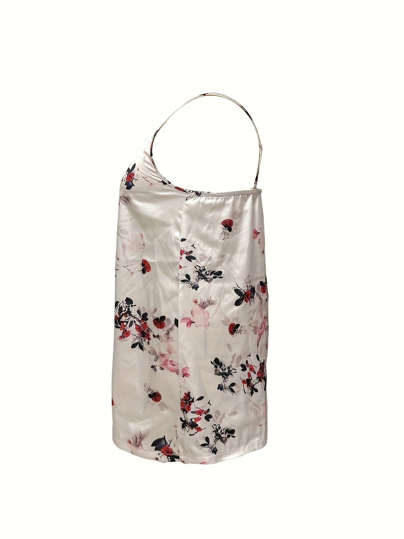 Floral Print Satin Cami Nightdress