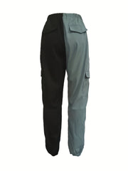 Cargo Pants Men s Casual Stretch Waist Drawstring Tapered Pants