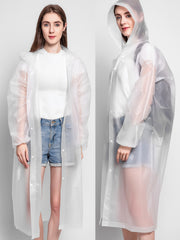 Adjustable Reusable Raincoat for Women & Men - Stay Dry at Disneyland