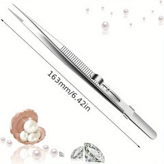 Adjustable Stainless Steel Sliding Clamps for Jewelry Making & Repair