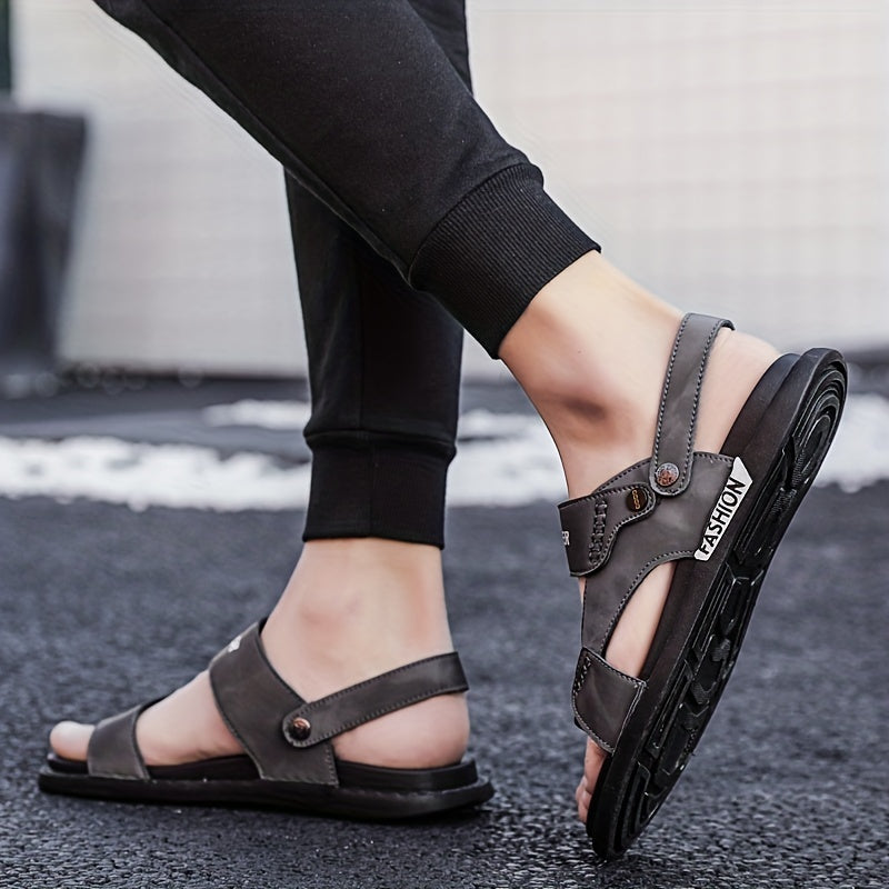 Men's Casual Hollow Out Dual Purpose Sandals Non Slip Shoes