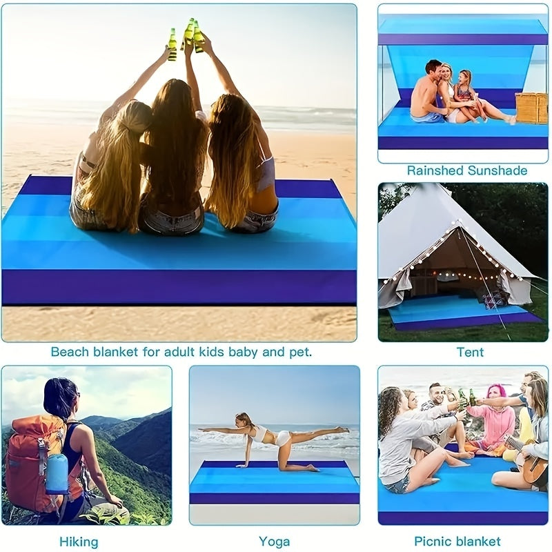 Portable Waterproof Beach Blanket Extra Large Beach Mat