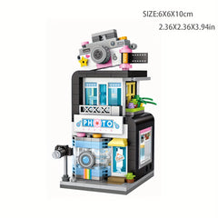 Mini Street View Building Block Toys 1645 1648