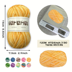 2pcs Yarn Ball 90g 260 Yds 5ply Acrylic Wool Crocheting Knitting