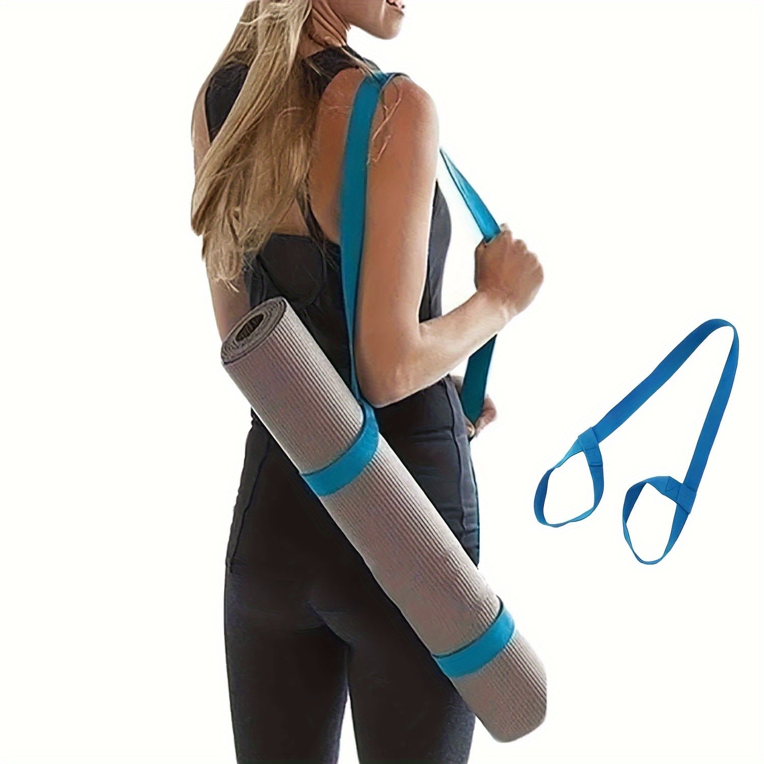 Solid Yoga Mat Binding Strap - Yoga Mat Carrying Strap