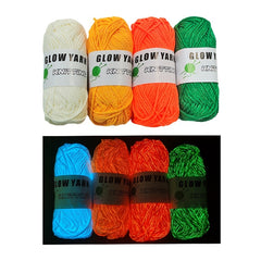 Luminous Knitting Glowing Crochet Yarn 50g 50m